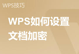 WPS 文档加密与保护设置方法，保障文件安全？